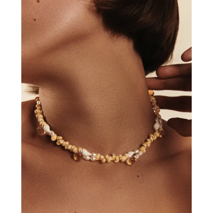 Pascale Monvoisin Collier Nata Citrine