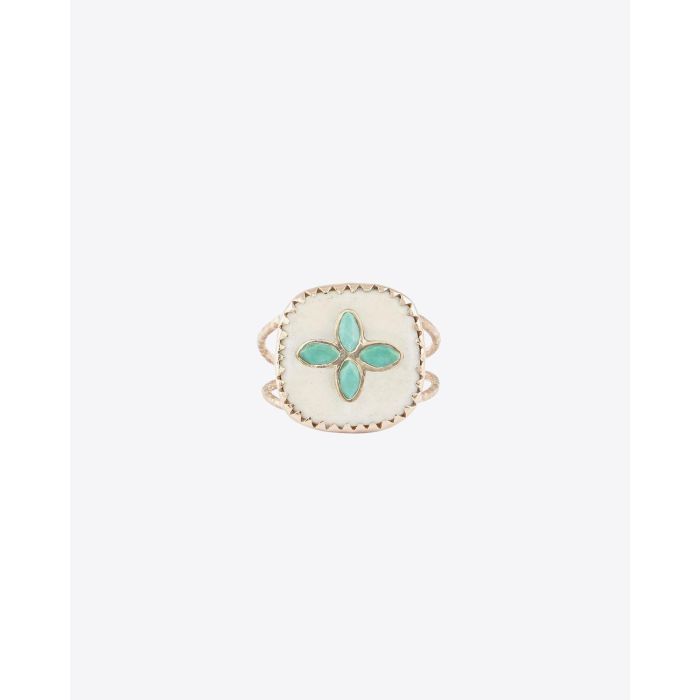 Pascale Monvoisin Bowie N°2 Bague Or & Turquoise 
