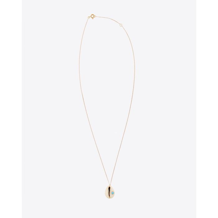 Pascale Monvoisin Cauri Turquoise Collier  