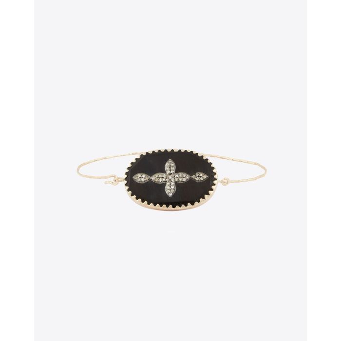 Pascale Monvoisin Garance N°2 Bracelet Corne noire & Diamants 