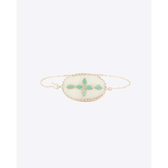 Pascale Monvoisin Garance N°2 Bracelet_Os & Turquoise 