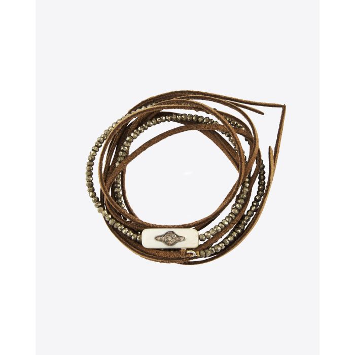 Pascale Monvoisin Orso N°2 Bracelet Pyrite & Diamants 