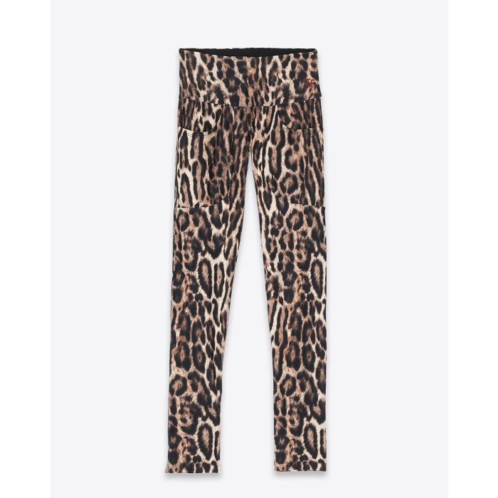 Leggings imprimé léopard Patch Pocket R13 Denim
