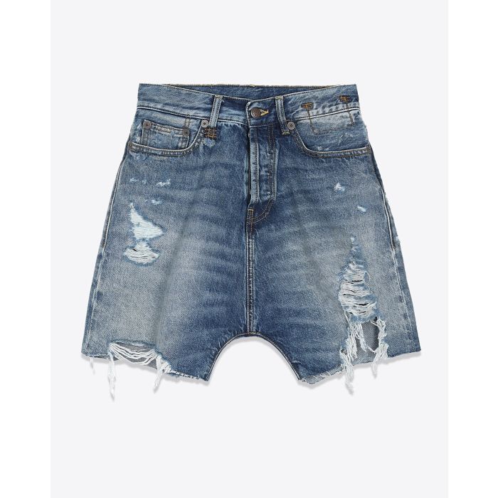R13 Marky Drop Short - Bain Blue