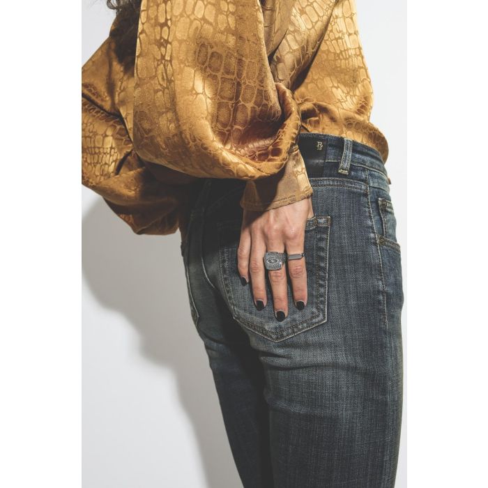 R13 Denim Permanent Boy Skinny - Vintage Dark