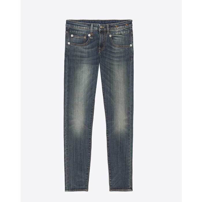 R13 Denim Permanent Boy Skinny - Vintage Dark 