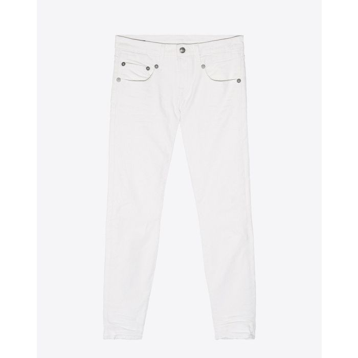 R13 Denim Permanent Boy Skinny - White Riot 