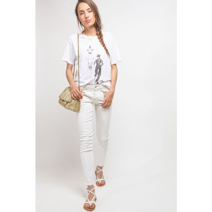 R13 Boy Skinny - White Riot
