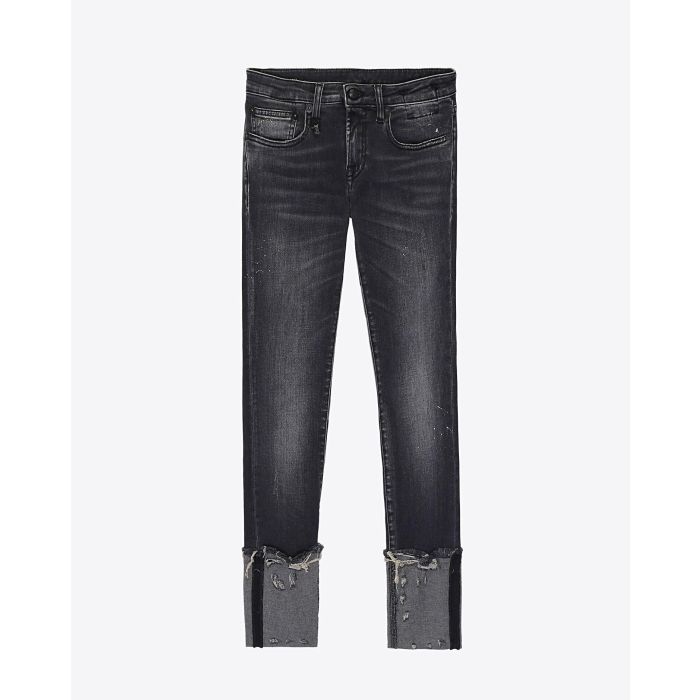 Jeans revers large Kate skinny W/cuff Orion R13 Denim