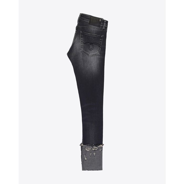 Jeans revers large Kate skinny W/cuff Orion R13 Denim