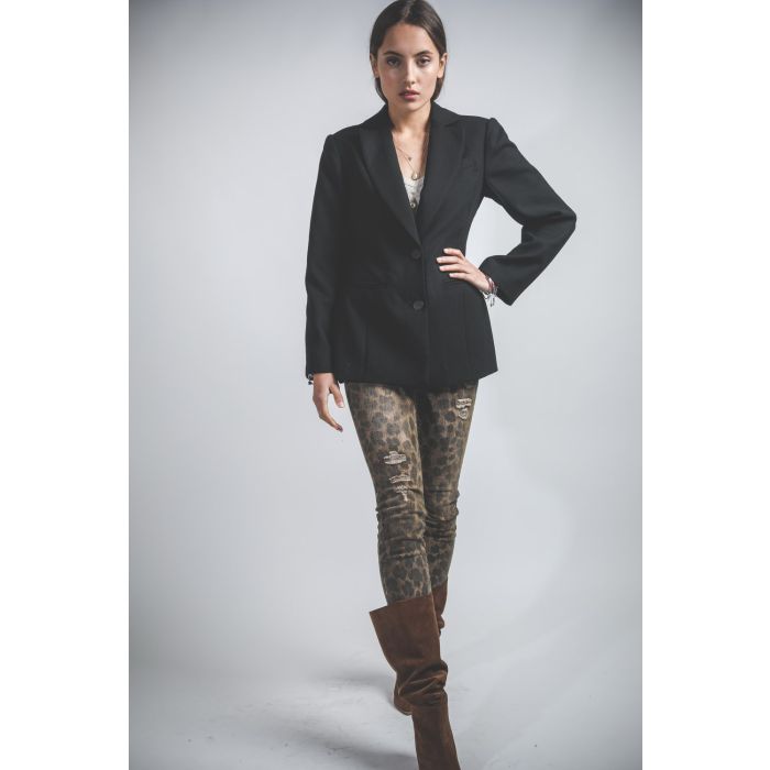 R13 Kate Skinny-Leopard