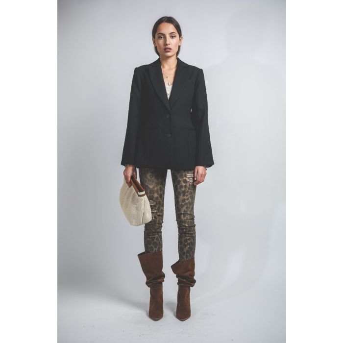 R13 Kate Skinny-Leopard