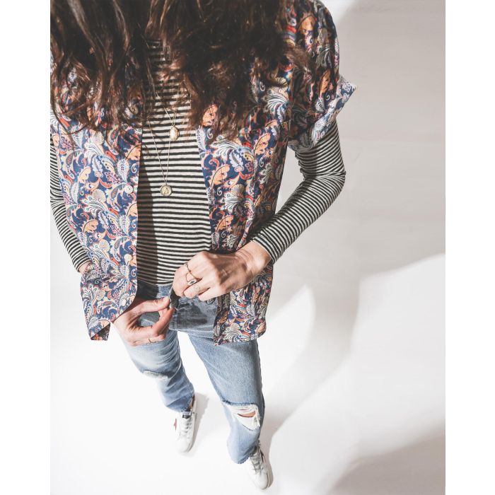 R13 Denim Pré-Collection Skater Shirt - Paisley  