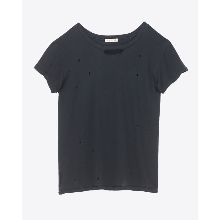 Ragdoll LA Distressed Vintage Tee - Faded Black 