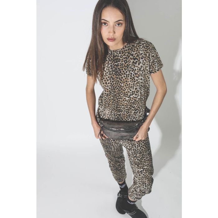 Ragdoll LA Easy Vintage Tee - Brown Leopard  