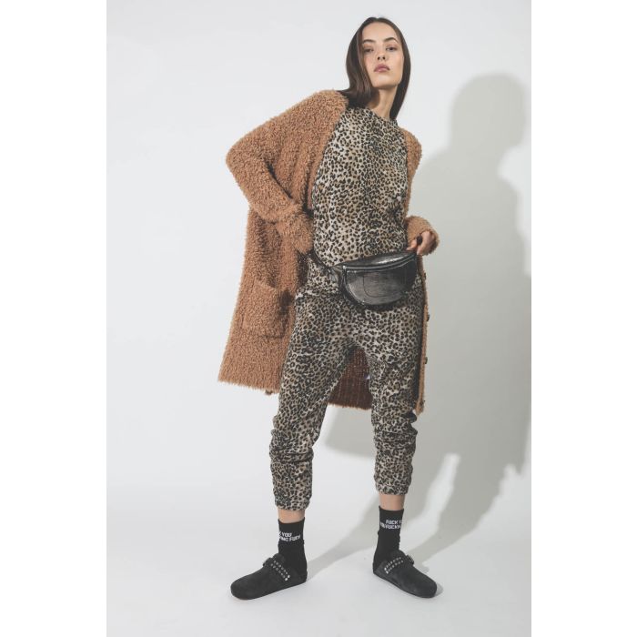 Ragdoll LA Easy Vintage Tee - Brown Leopard  