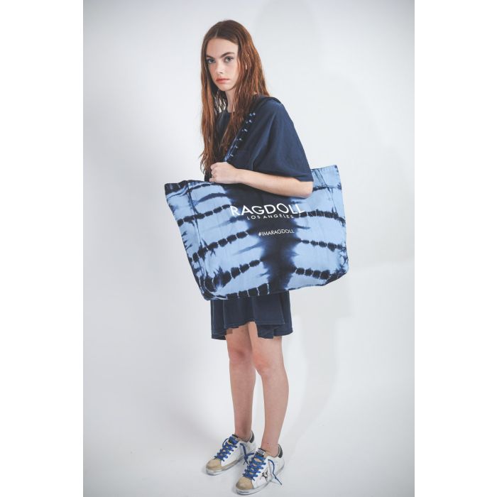 Ragdoll LA Holiday Bag  – Navy Tie Dye  