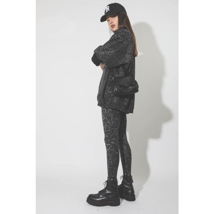 Ragdoll LA Leggings Anthracite Leopard