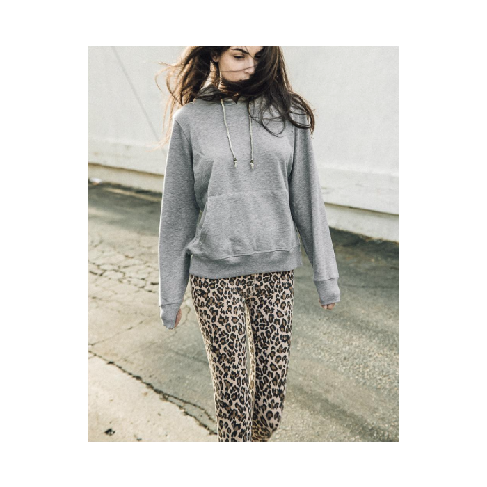 Ragdoll LA Oversized Pull On Hoodie - Grey Melange  