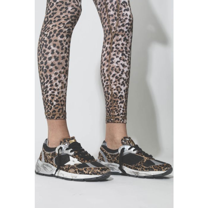 Ragdoll LA Work Out Leggings - Brown Leopard