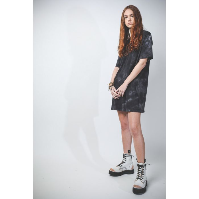 Raquel Allegra T-Shirt Dress - Black Camo TD  
