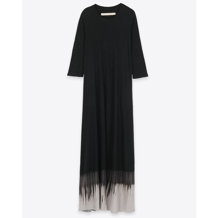 Raquel Allegra Drama Maxi Dress - Black Horizon TD  