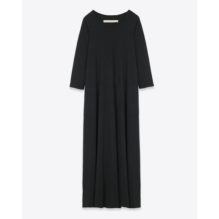 Raquel Allegra Pré-Collection Drama Maxi Dress - Black 