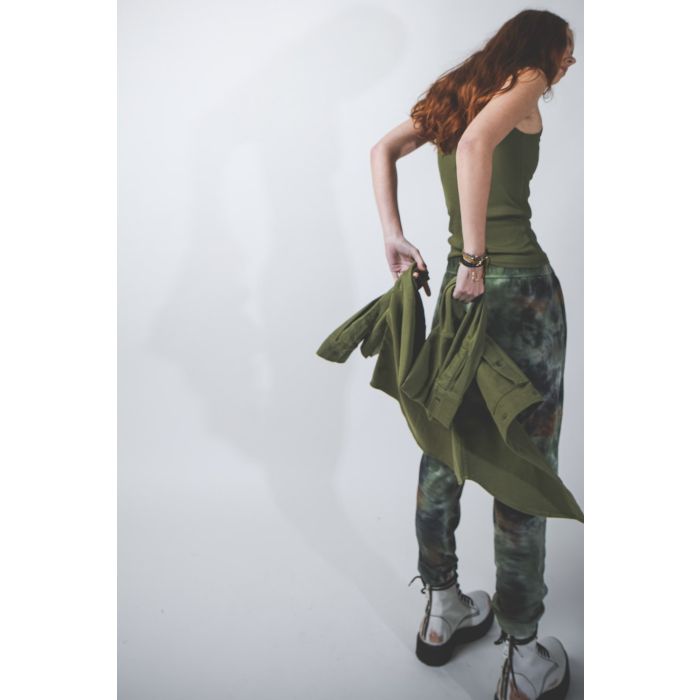 Raquel Allegra Easy Pant - Army Camo TD  