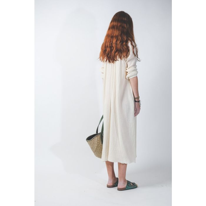 Raquel Allegra Serenity Dress - Dirty White 