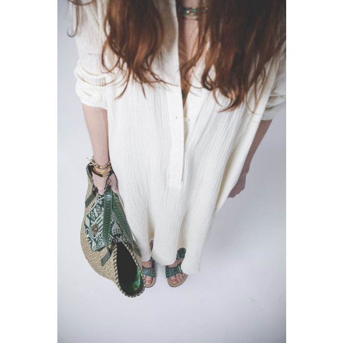 Raquel Allegra Serenity Dress - Dirty White 