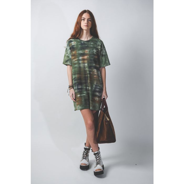 Raquel Allegra T-Shirt Dress - Army Camo TD  