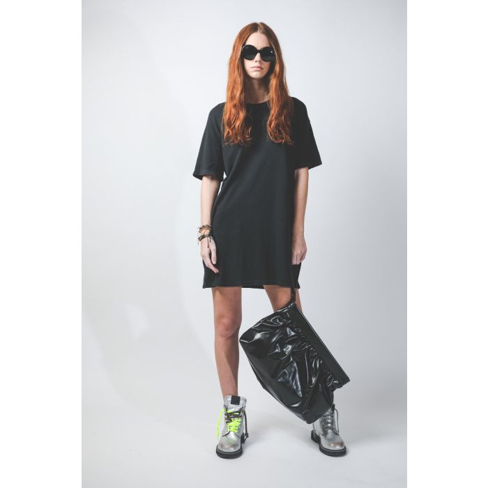 Raquel Allegra T-Shirt Dress - Black  