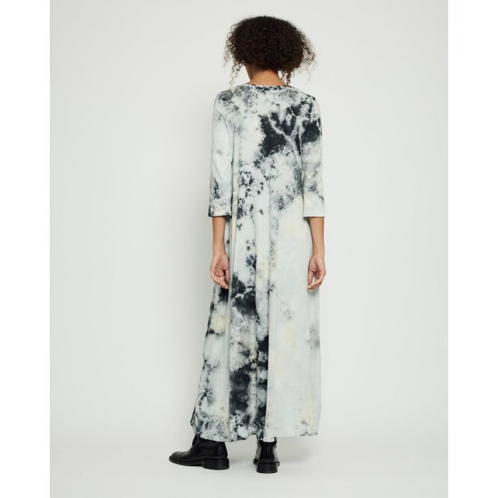 Raquel Allegra Pré-Collection Drama Maxi Dress - Black Lemon TD  