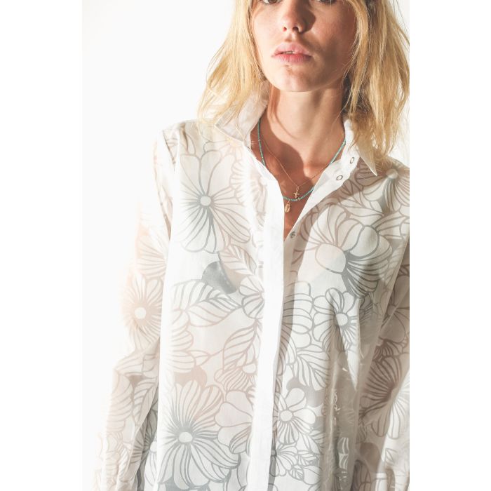 Roseanna Chemise Gun - Marguerite Blanc  