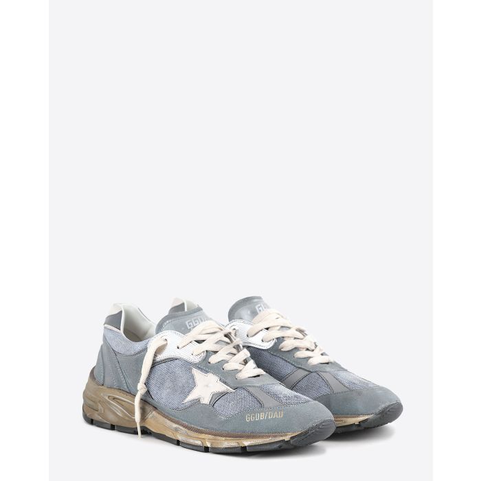 Golden Goose Femme Sneakers Running Dad Bleu Blanc 50571