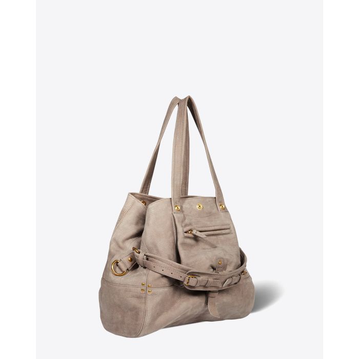 Jérôme Dreyfuss Sac Billy M Taurillon Croco Stone 