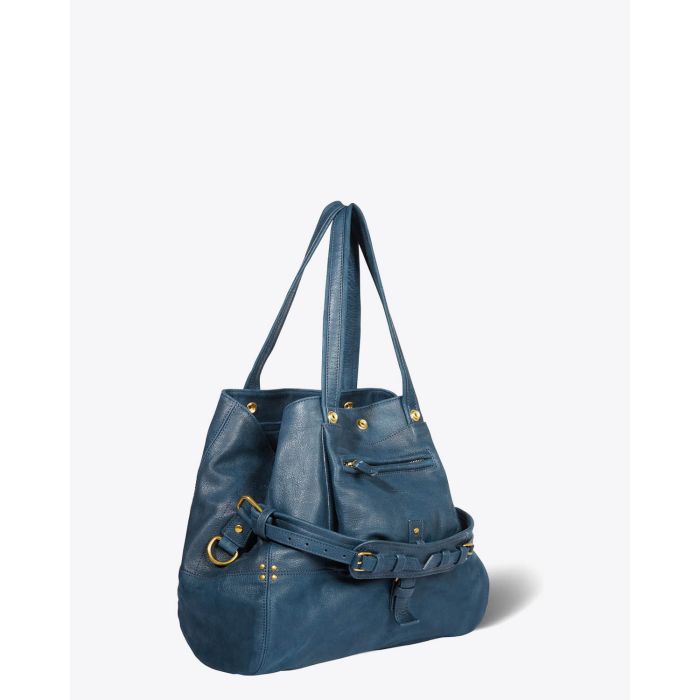 Jérôme Dreyfuss Sac Billy M Chèvre Noircie Night Blue