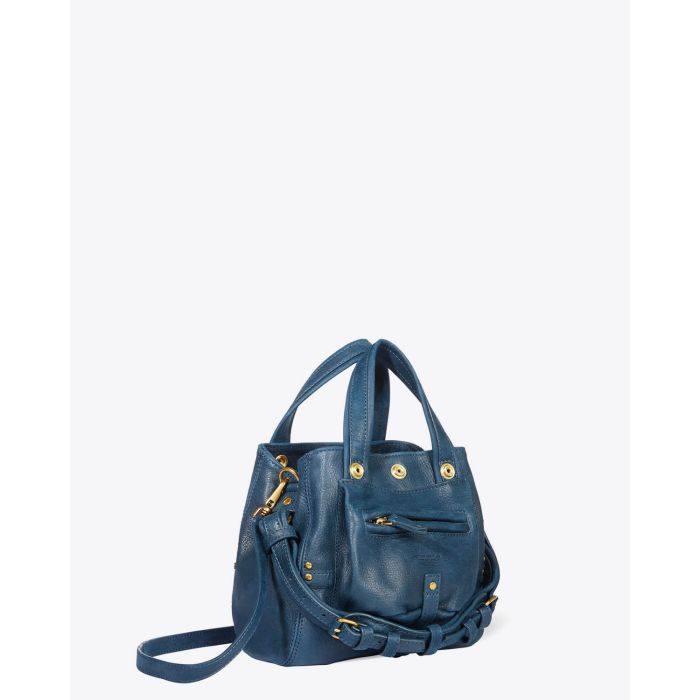 Jérôme Dreyfuss Sac Billy Nano Chèvre Noircie Night Blue
