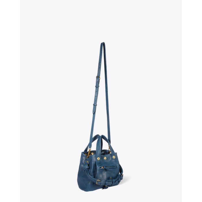 Jérôme Dreyfuss Sac Billy Nano Chèvre Noircie Night Blue