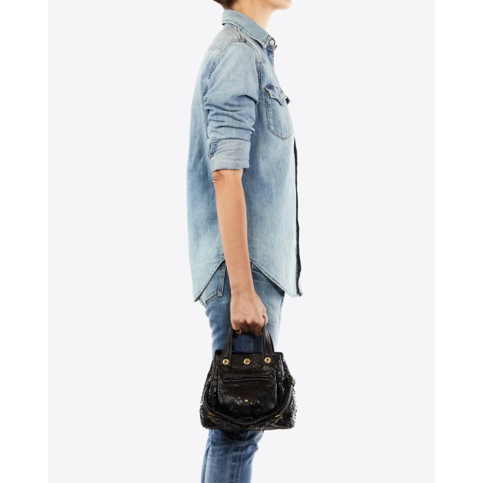 Jerome Dreyfuss Sac Billy Nano Python Noir