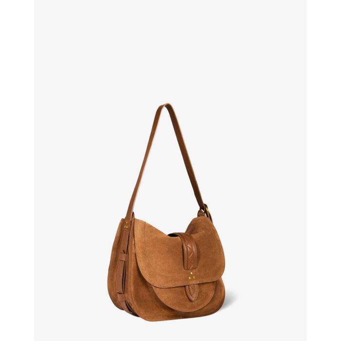 Sac Mario en cuir tabac Jérôme Dreyfuss