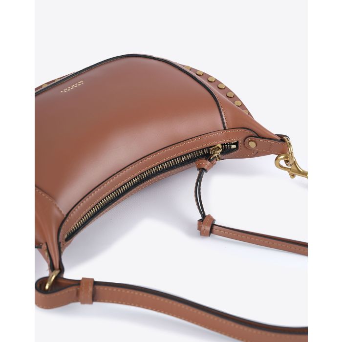 Sac lune Oskan Isabel Marant en cuir de veau cognac. 