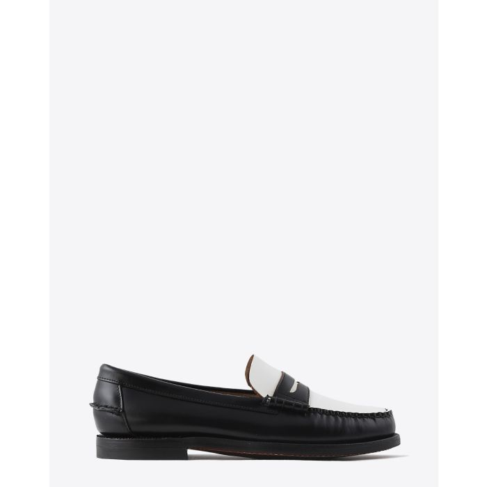 Sebago Mocassins Classic Dan - Black White