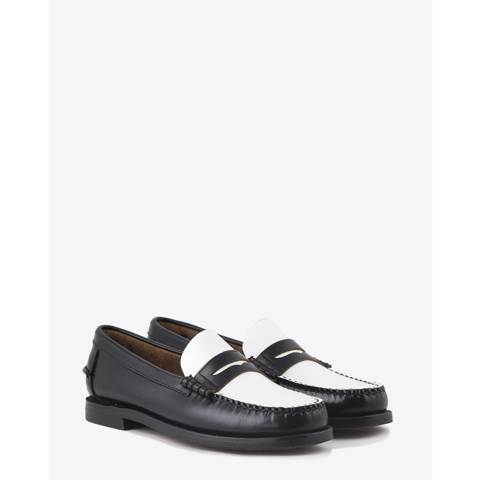 Sebago Mocassins Classic Dan - Black White