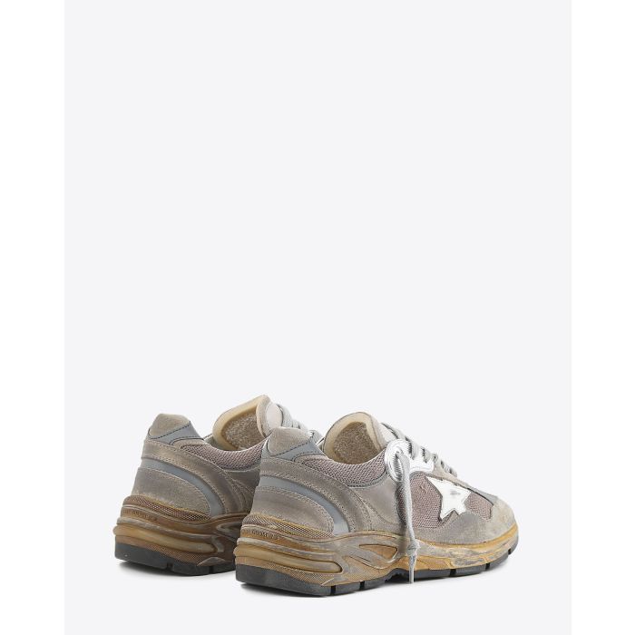 Sneakers Running Dad taupe étoile blanche 81751 Golden Goose Homme. Arrière.