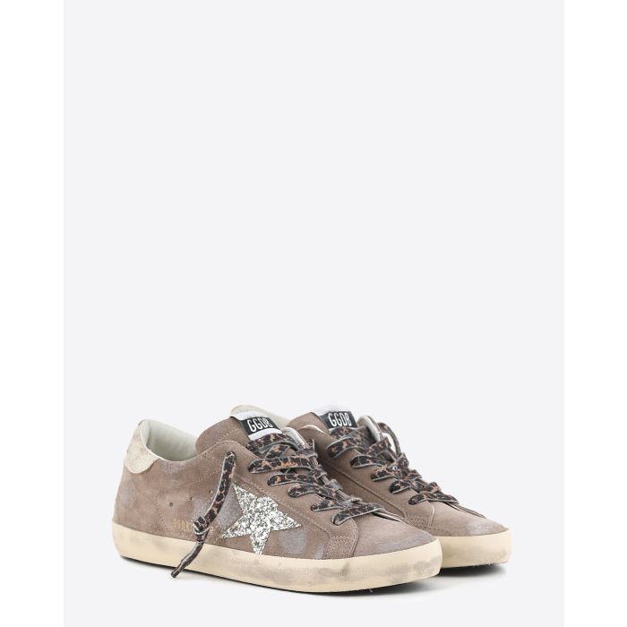 Sneakers Superstar Taupe Platinium White Golden Goose 