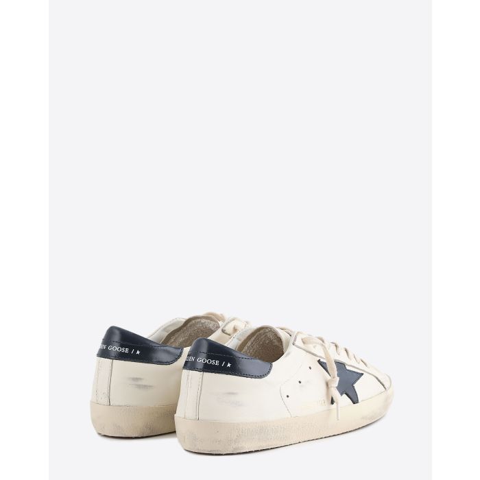 Sneakers homme Golden Goose Super Star Beige Night Blue 15430. Dos.