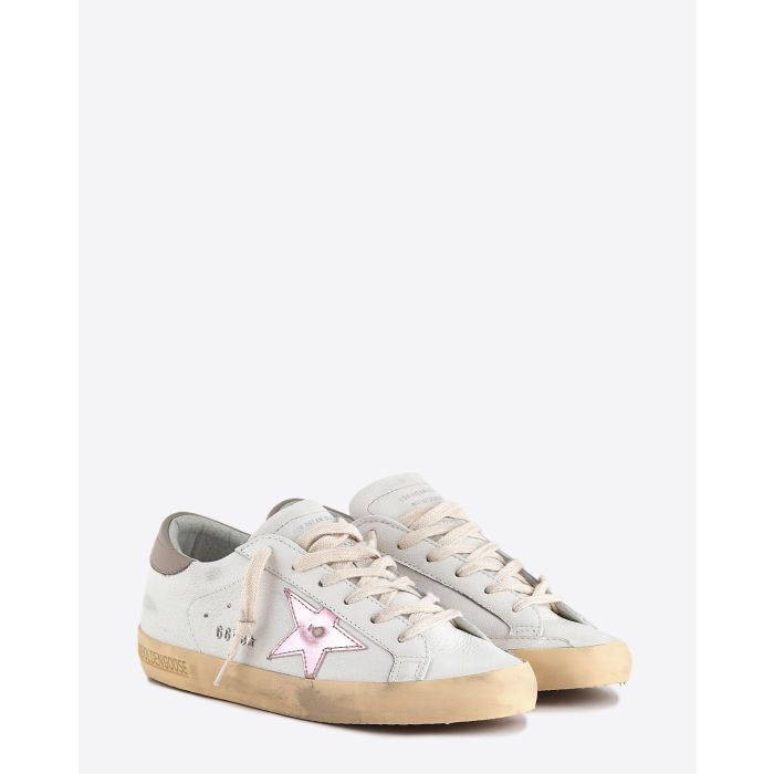 Sneakers  Super-Star White Pink Grey Golden Goose Femme