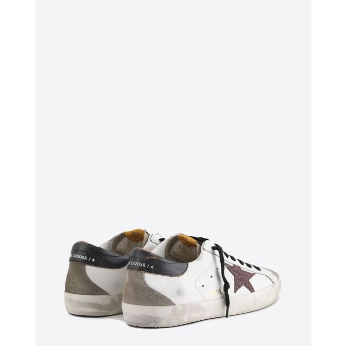 Sneakers Golden Goose  Super-Star White Taupe Bordeaux 11394 