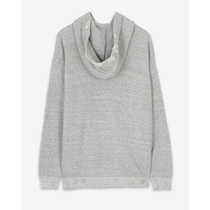 R13 Denim Collection STFU R13 Hoodie - Heather Grey